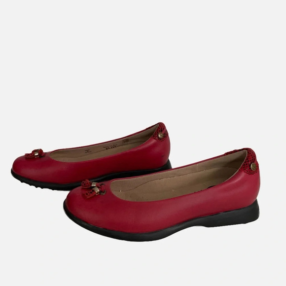 Sandbaggers Women’s Tassel Toe Scarlet Red Golf Shoes Size 8.5 Comfort Leather - Picture 3 of 11